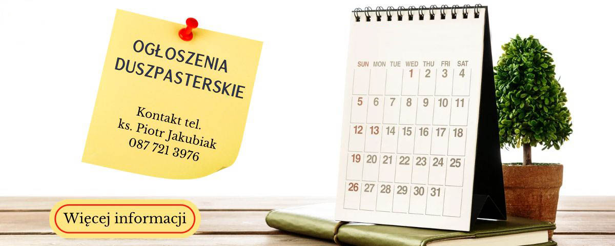 Ogłoszenia czerwiec 2025